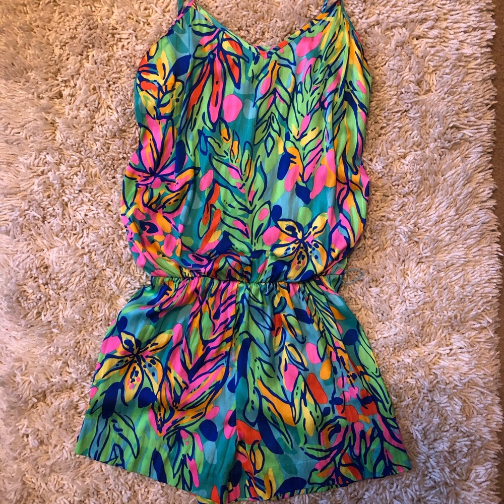 Lily Pulitzer Silk Floral Romper